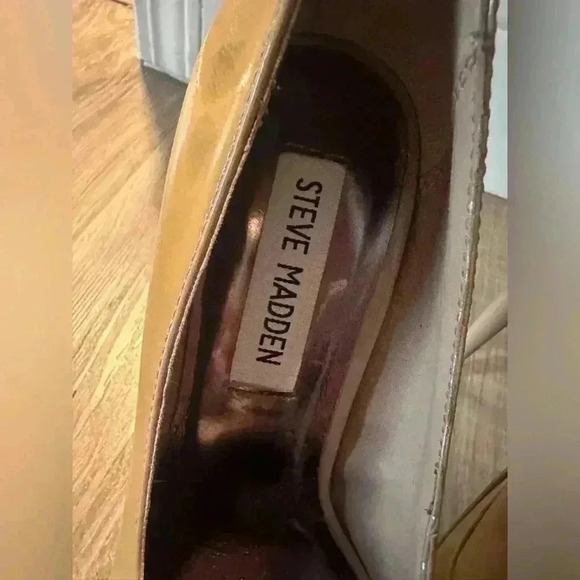 Steve Madden Caryssa Yellow Patent Leather Heels Platform Stiletto Size 7.5 Fun! - Picture 7 of 9